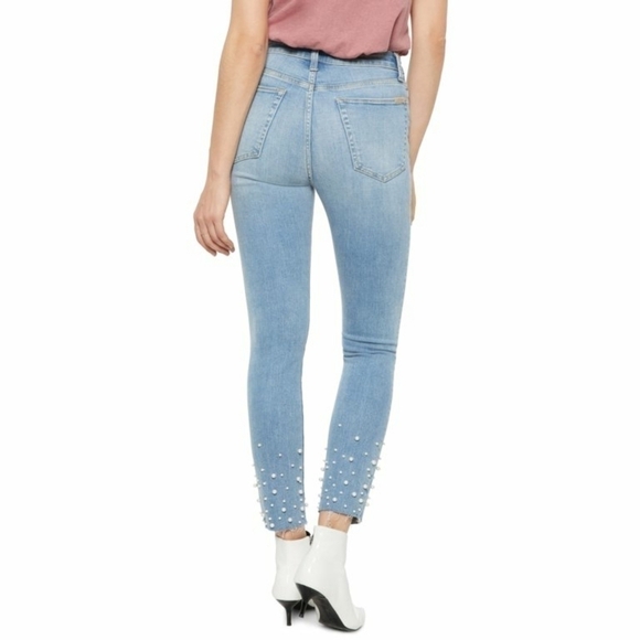 Joe's Jeans Womens The Charlie Pearl Skinny Fit Ankle Jeans - Picture 4 of 13